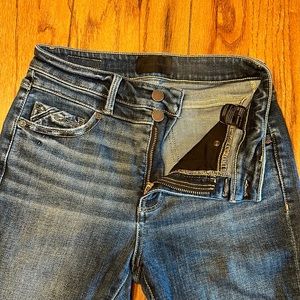 Buckle Black curvy ankle skinny jeans